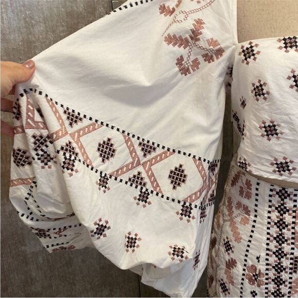 ASOS 100% cotton Two-Piece embroidered skirt Set, US4 - Picture 9 of 16